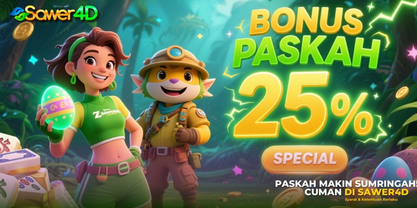 BONUS PASKAH SPESIAL 25%